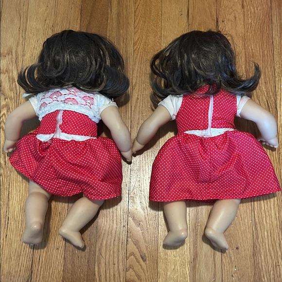 American Girl Bitty Twins Retired brown hair  eyes - Picture 4 of 10